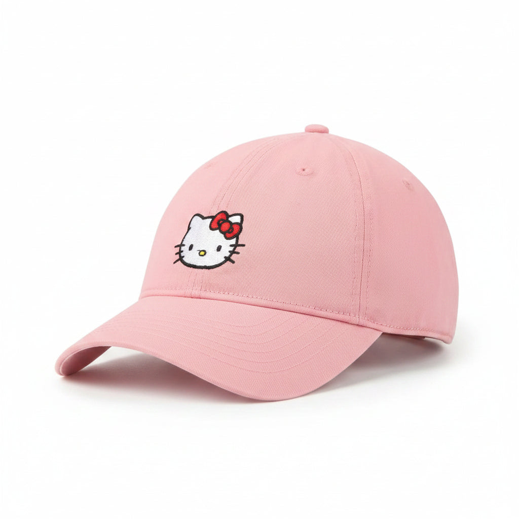 Hello Kitty - Sanrio - Embroidered Pink Dad Hat