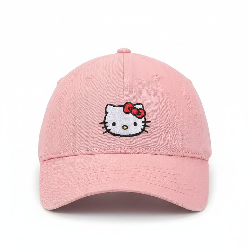 Hello Kitty - Sanrio - Embroidered Pink Dad Hat