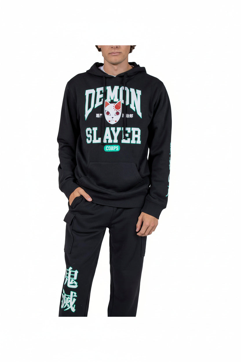 Fox Mask Kanji - Demon Slayer - Hoodie & Joggers Set