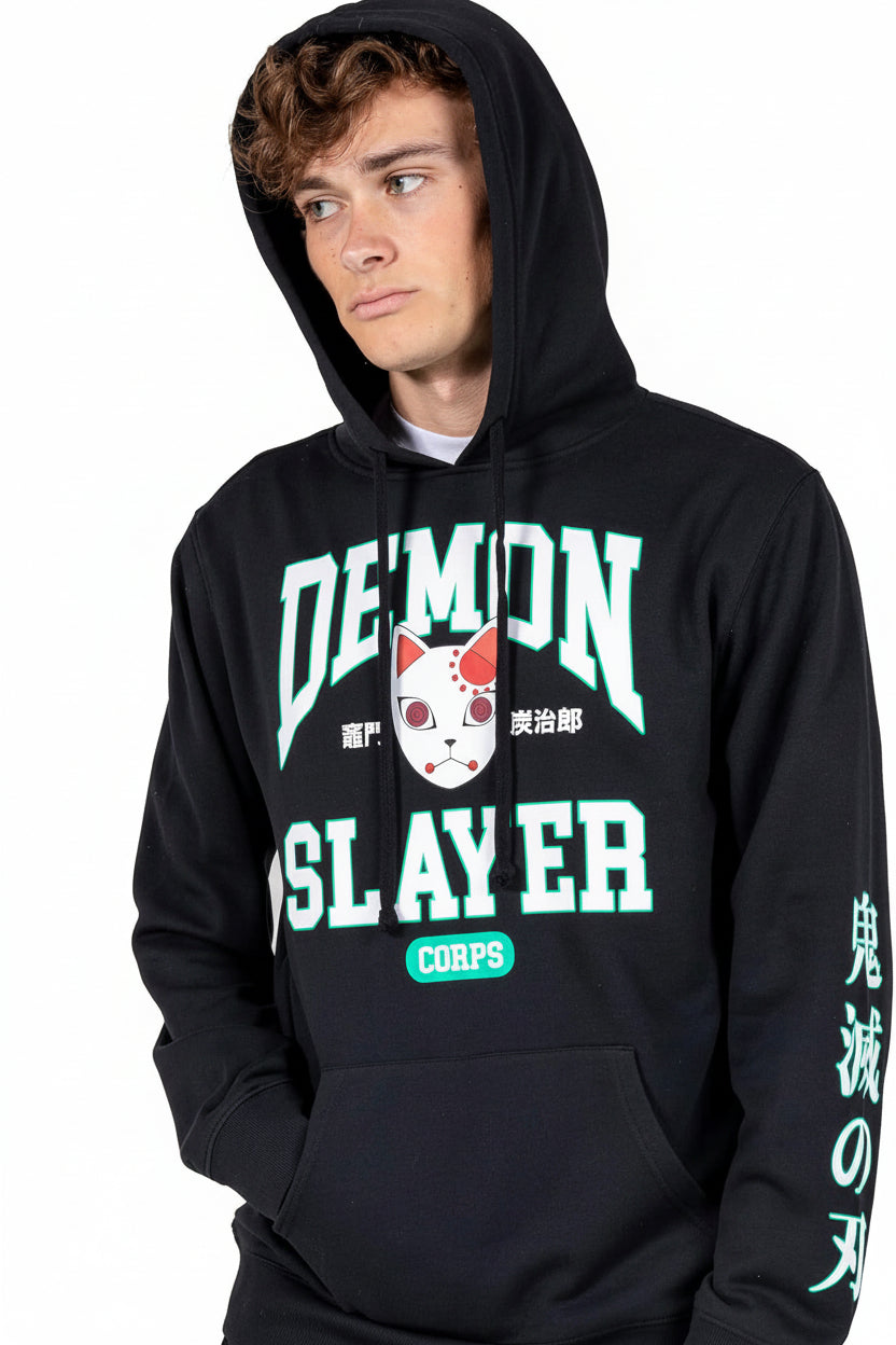 Fox Mask Kanji - Demon Slayer - Hoodie
