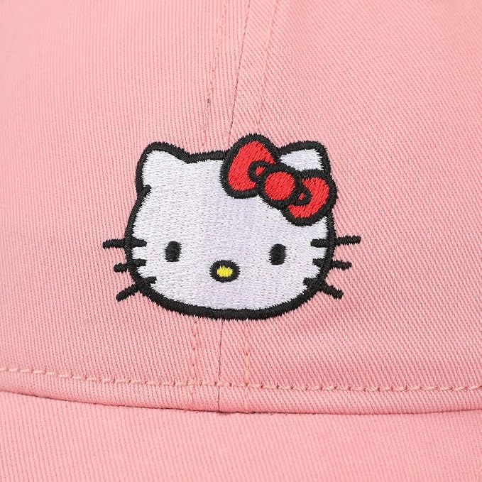 Hello Kitty - Sanrio - Embroidered Pink Dad Hat