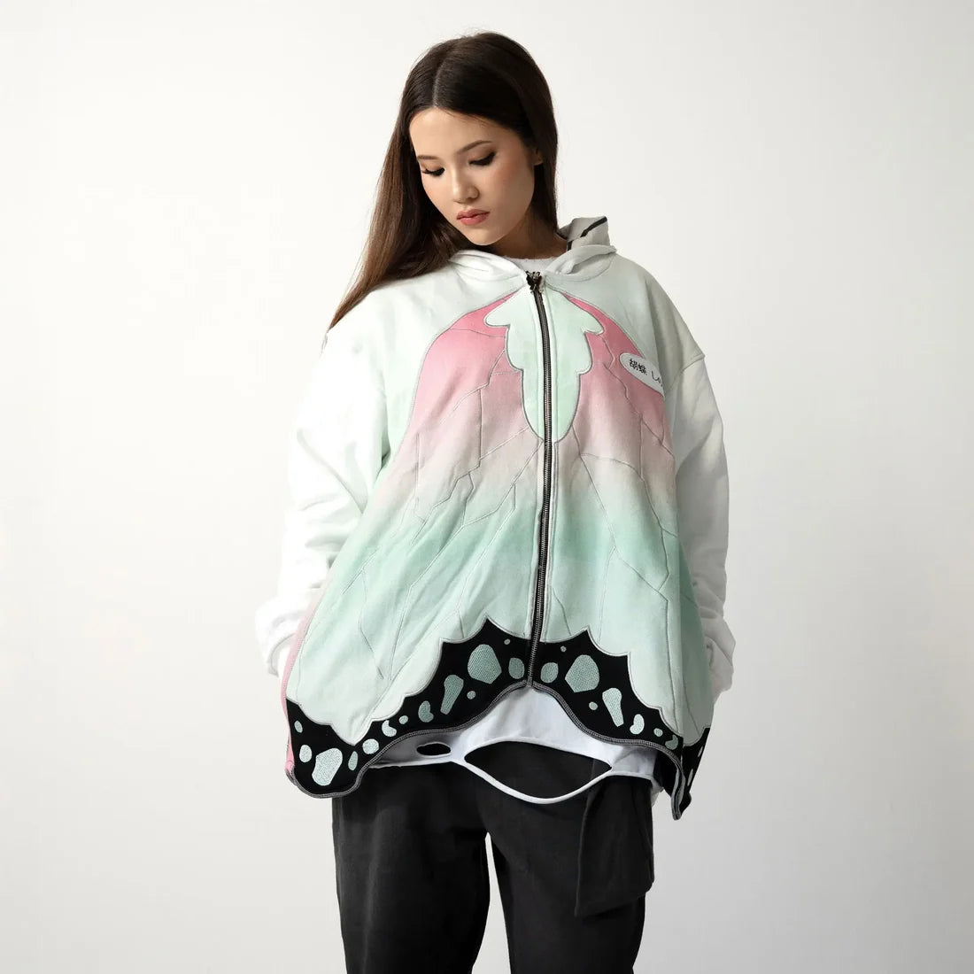 Shinobu Kocho - Demon Slayer - Embroidered Hoodie