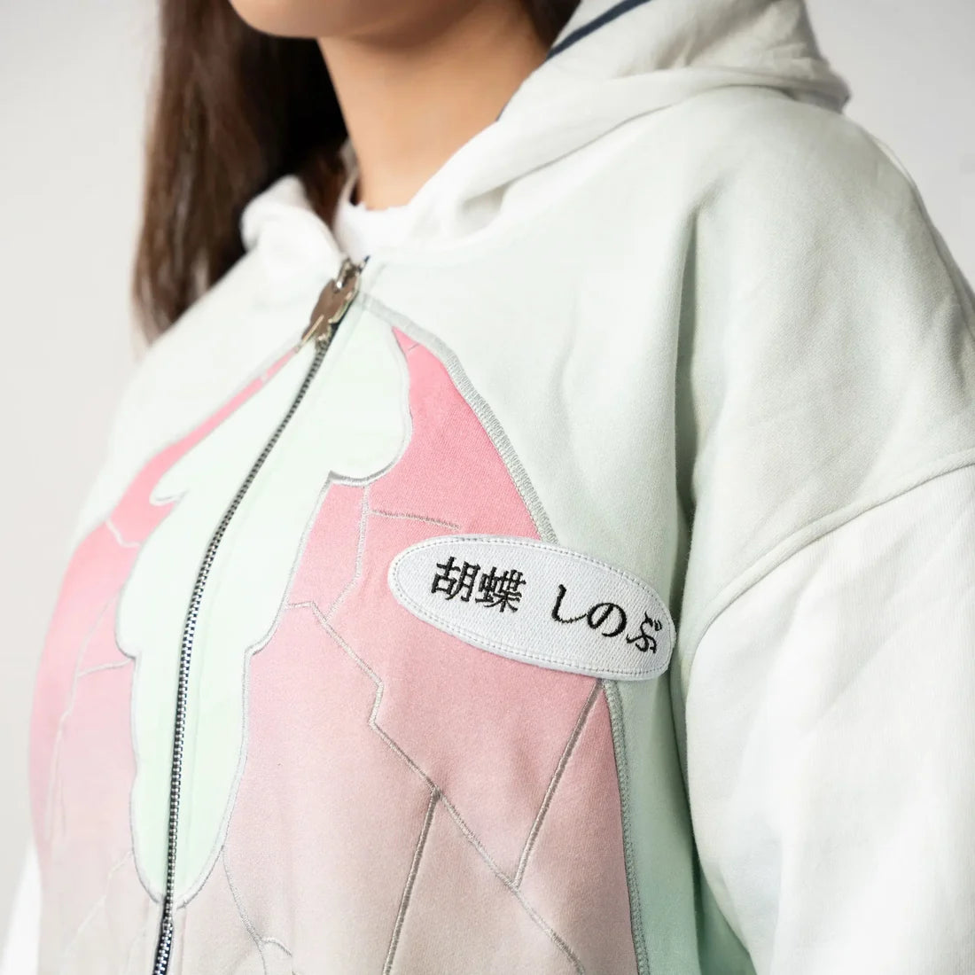 Shinobu Kocho - Demon Slayer - Embroidered Hoodie