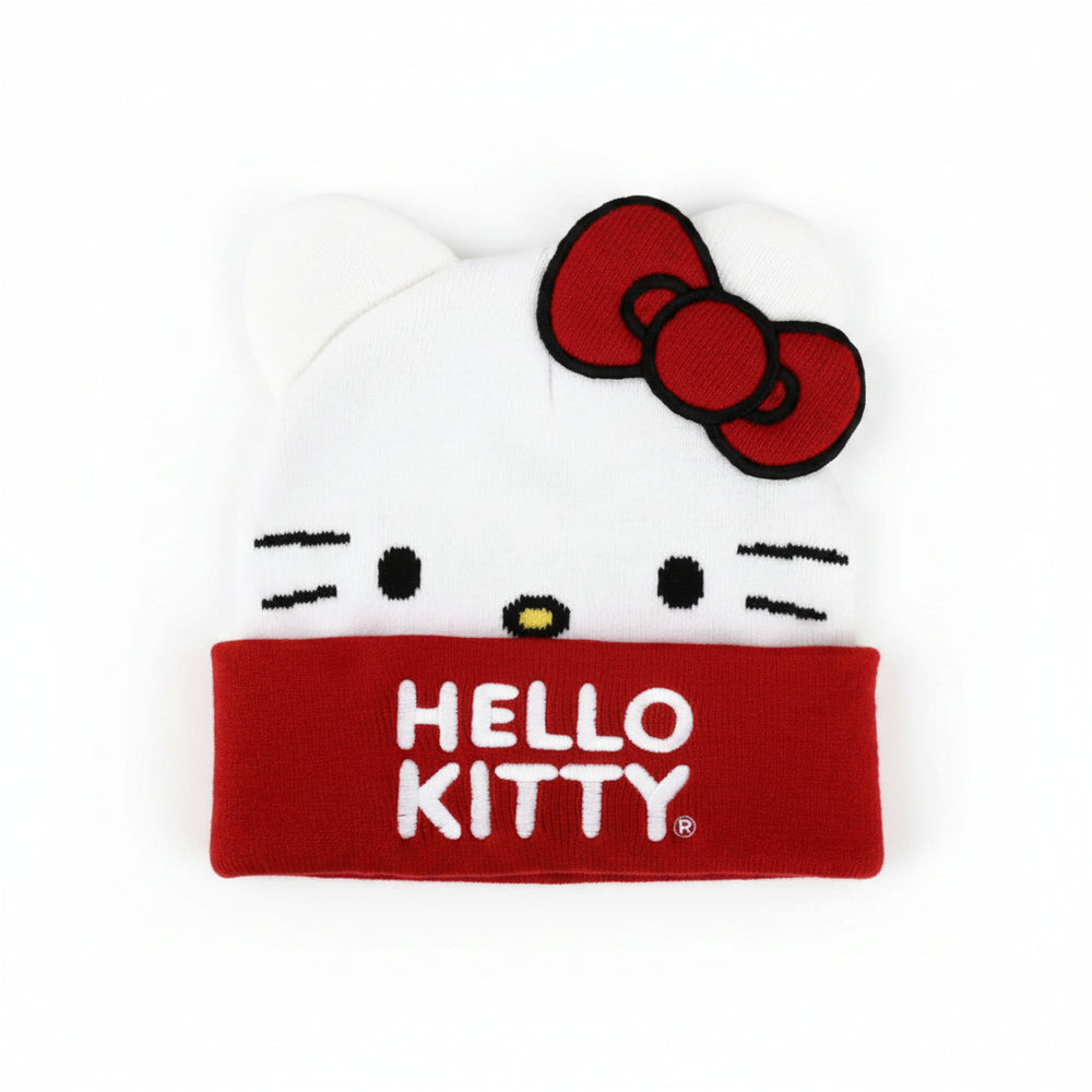 Hello Kitty - Sanrio - Big Face Bow Beanie