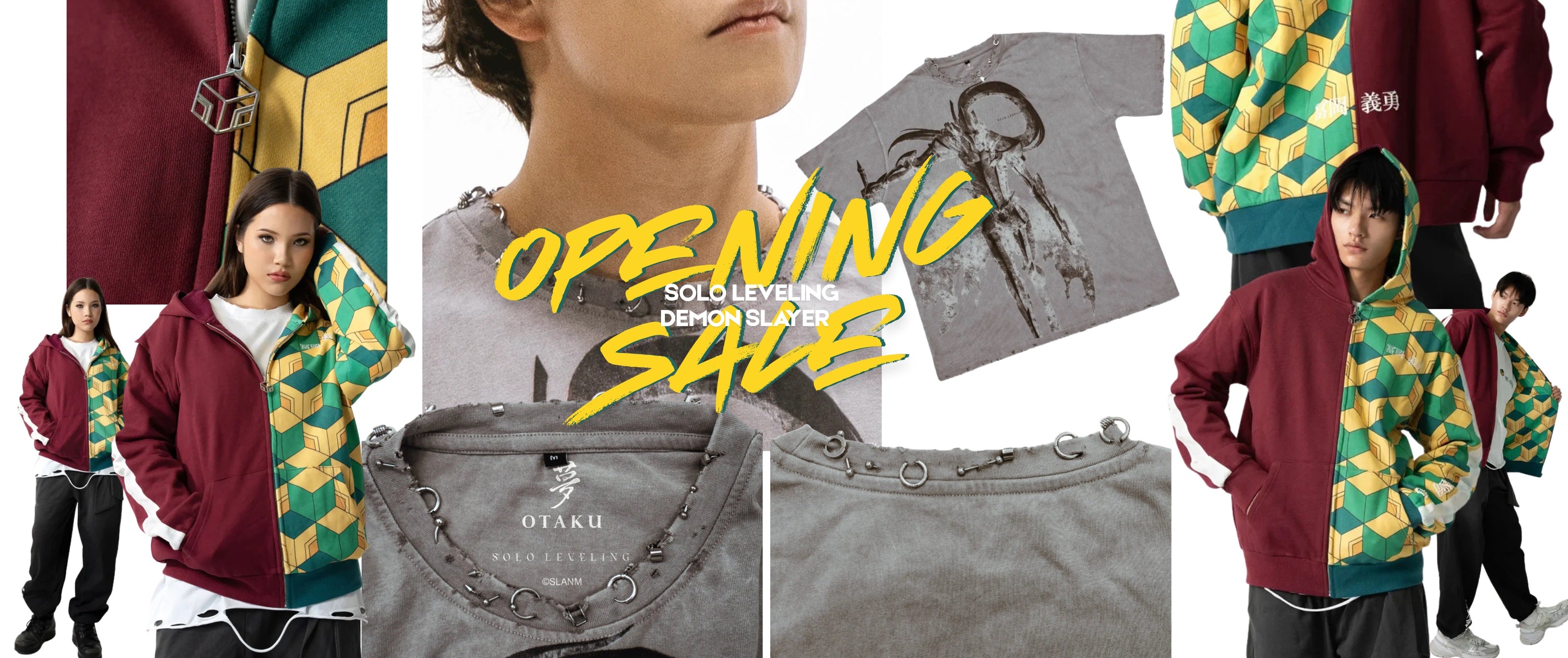 Opening sale — Solo Leveling and Demon Slayer merch